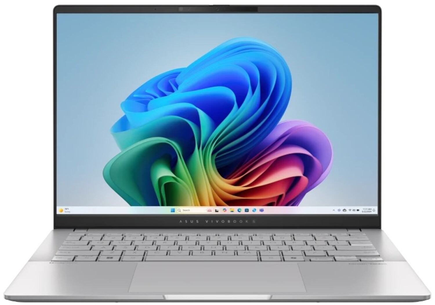 Ноутбук Asus Vivobook S 14 M5406KA-QD080 Cool Silver - Фото 1