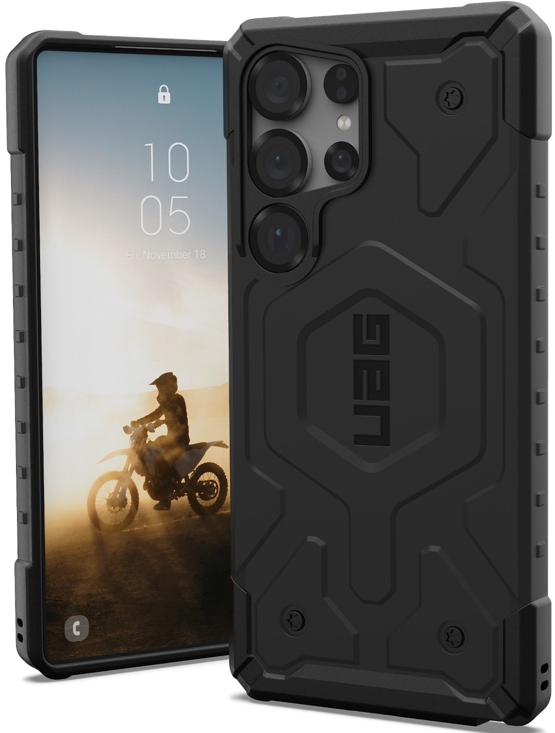 Чехол для смартфона UAG for Samsung Galaxy S25 Ultra Pathfinder, Black (214480114040) - Фото 1