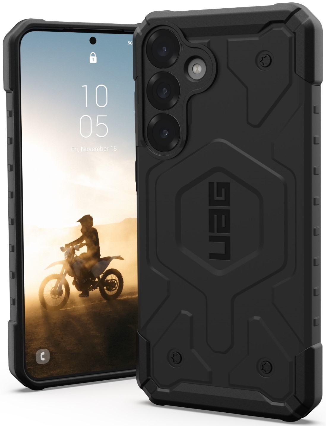 Чехол для смартфона UAG for Samsung Galaxy S25+ Pathfinder, Black (214481114040) - Фото 1