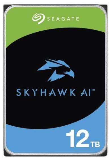 Жесткий диск внутренний Seagate 12TB 3.5" 7200 256MB SATA SkyHawk AI (ST12000VE001) - Фото 1