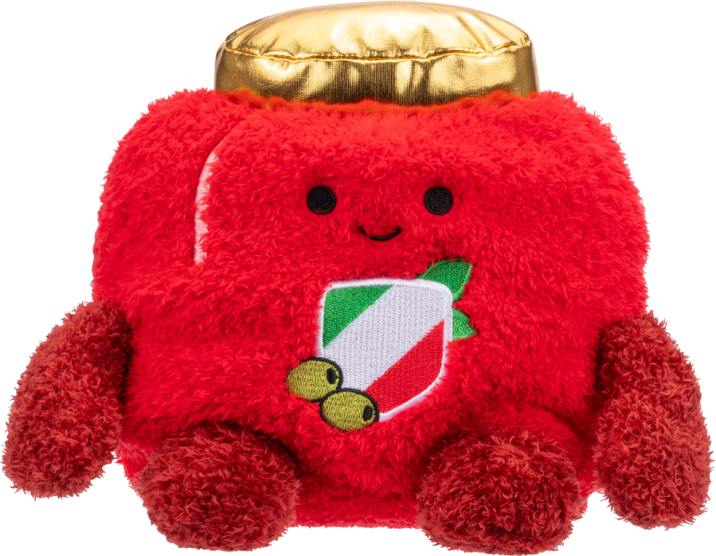 Мягкая игрушка герой Bum Bumz TakeoutBumz Банка с Красным Соусом Серафина 19 см (RBBZ00493) - Фото 1