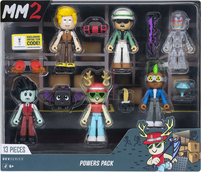 Набор игровых фигурок DevSeries Multipack Murder Mystery 2: Powers Pack, 6 фигурок и аксессуаров (CRS0093) - Фото 1