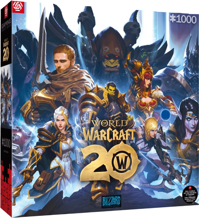 Пазли картонні (8 +) Good Loot World of Warcraft 20th Anniversary 1000 ел. (5908305249627) - Фото 1
