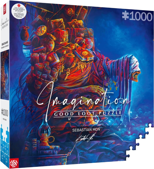 Пазли картонні (8 +) Good Loot Imagination: Sebastian Mon The burden of experiences 1000 ел. (5908305249344) - Фото 1