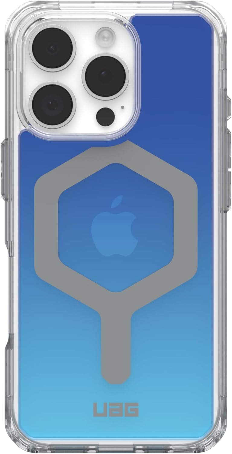 Чехол для смартфона UAG for iPhone 16 Pro, Plyo Magsafe LE, Blue Ombre (114480115E5E) - Фото 1