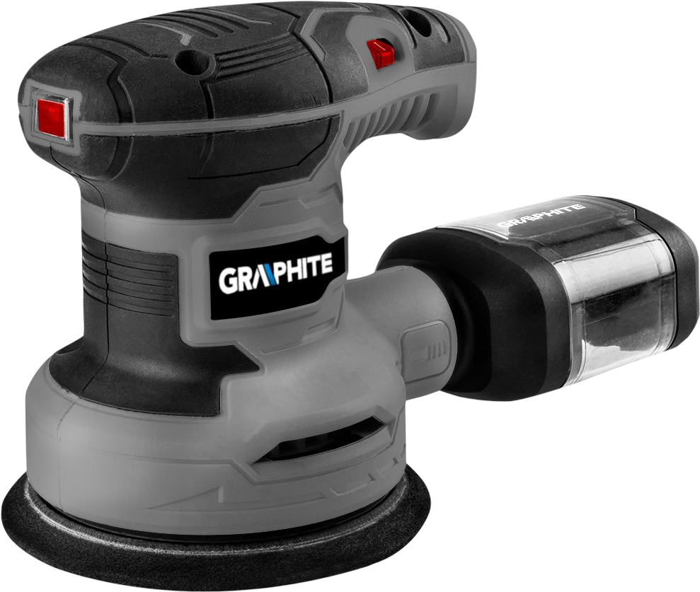 Эксцентриковая шлифовальная машина GRAPHITE 300Вт (59G348) - Фото 1