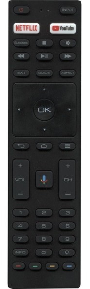 Пульт ДУ універсальний KIVI RC-10 Bluetooth Black - Фото 1