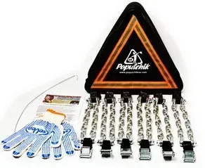 Цепь противобуксировочная Poputchik R13-R17 6 шт. (22-005) - Фото 1