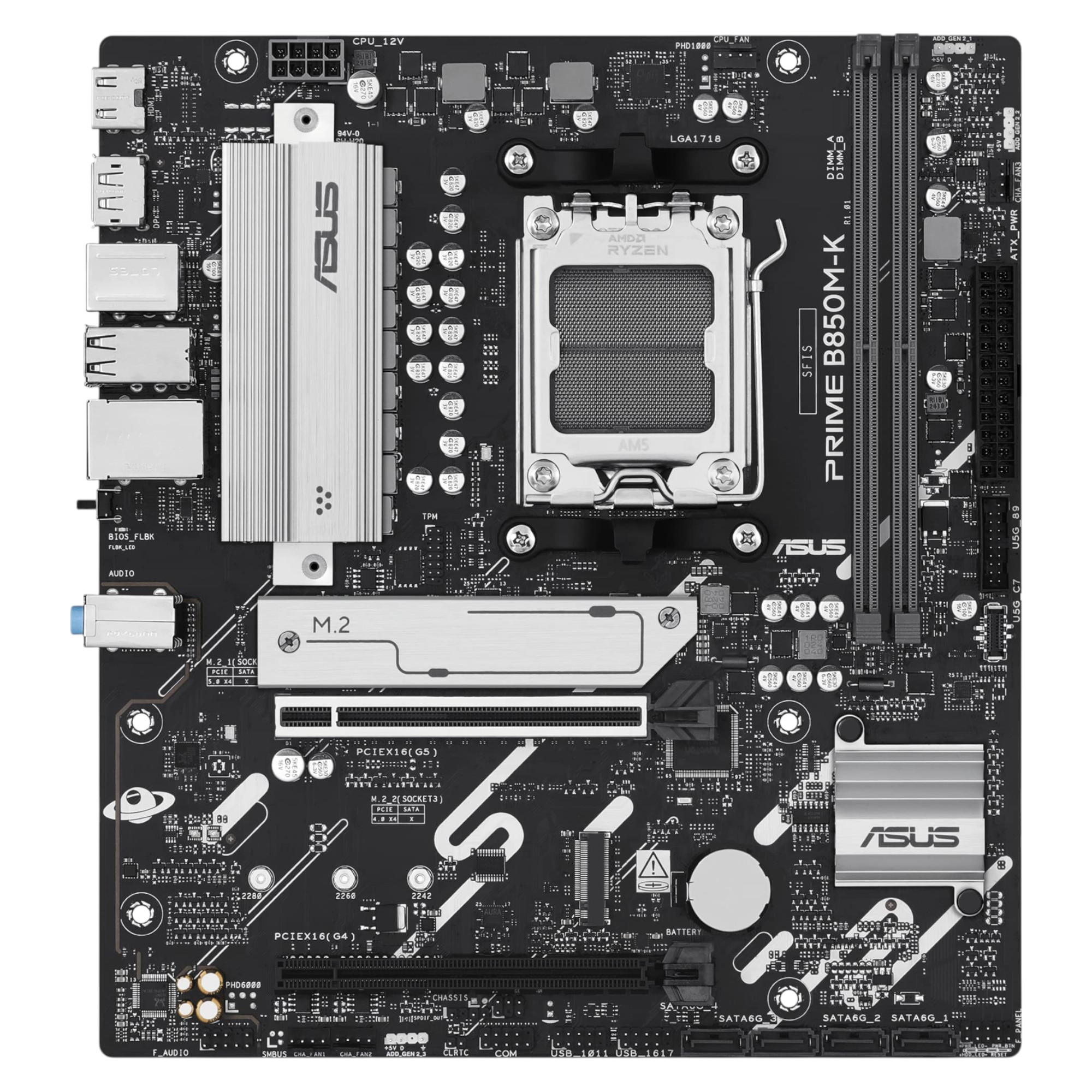 Материнская плата Asus PRIME B850M-K DDR5 - Фото 1