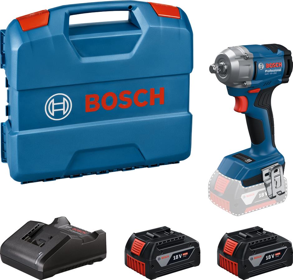 Гайковерт аккумуляторный Bosch GDS 18V-350 (0.601.9M5.021) - Фото 1
