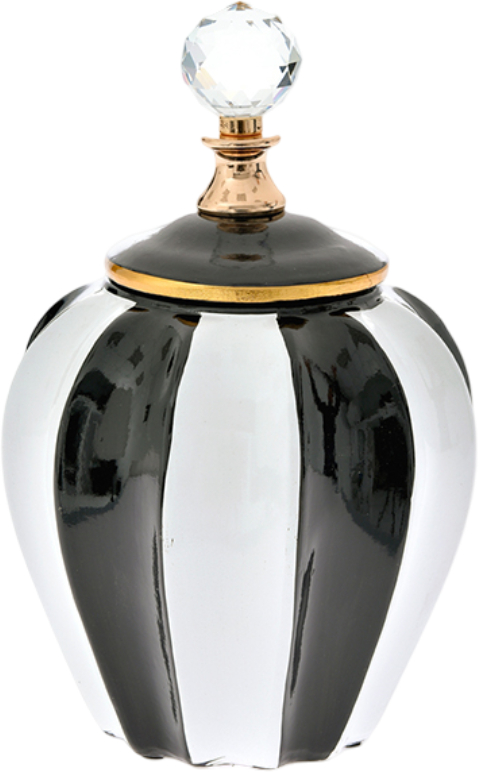 Ваза Al Decoration с крышкой 16x26.5 см (682-059) - Фото 1