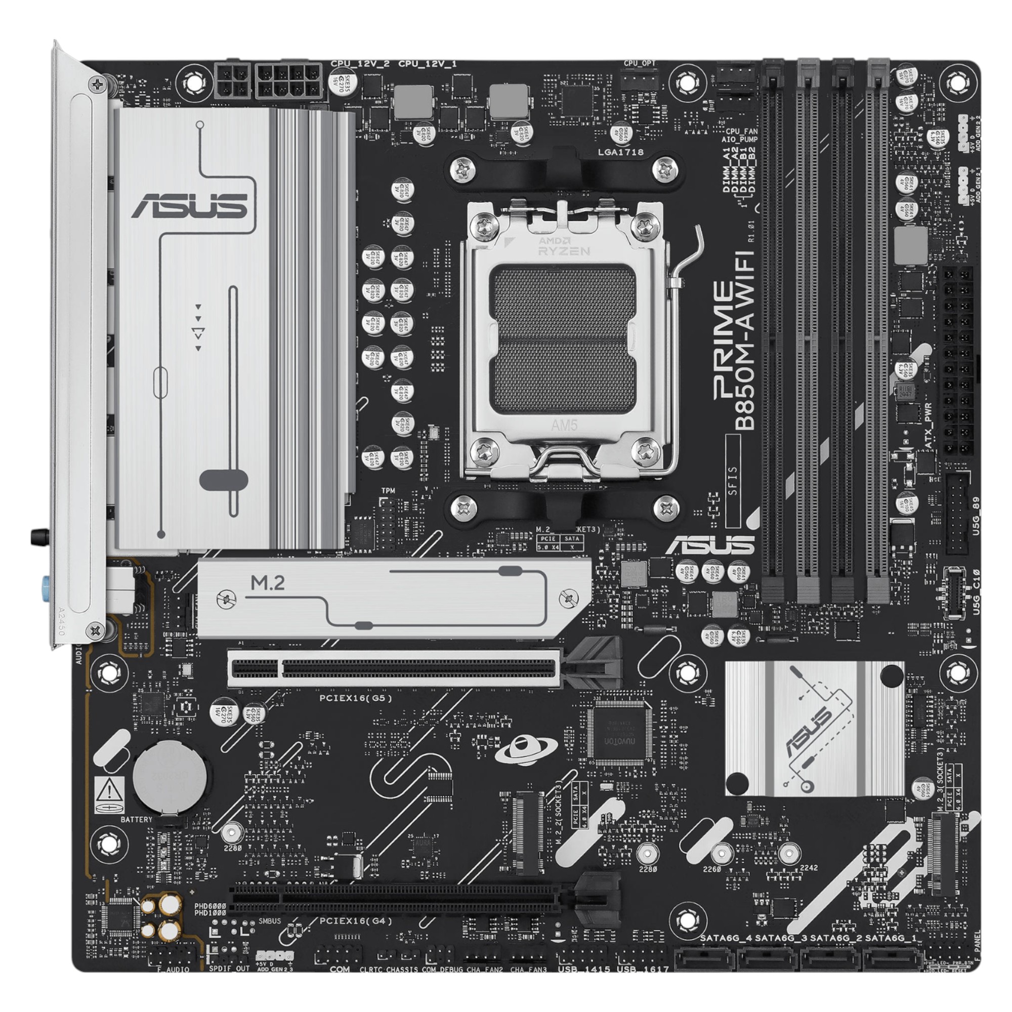 Материнская плата Asus PRIME B850M-A WIFI DDR5 - Фото 1