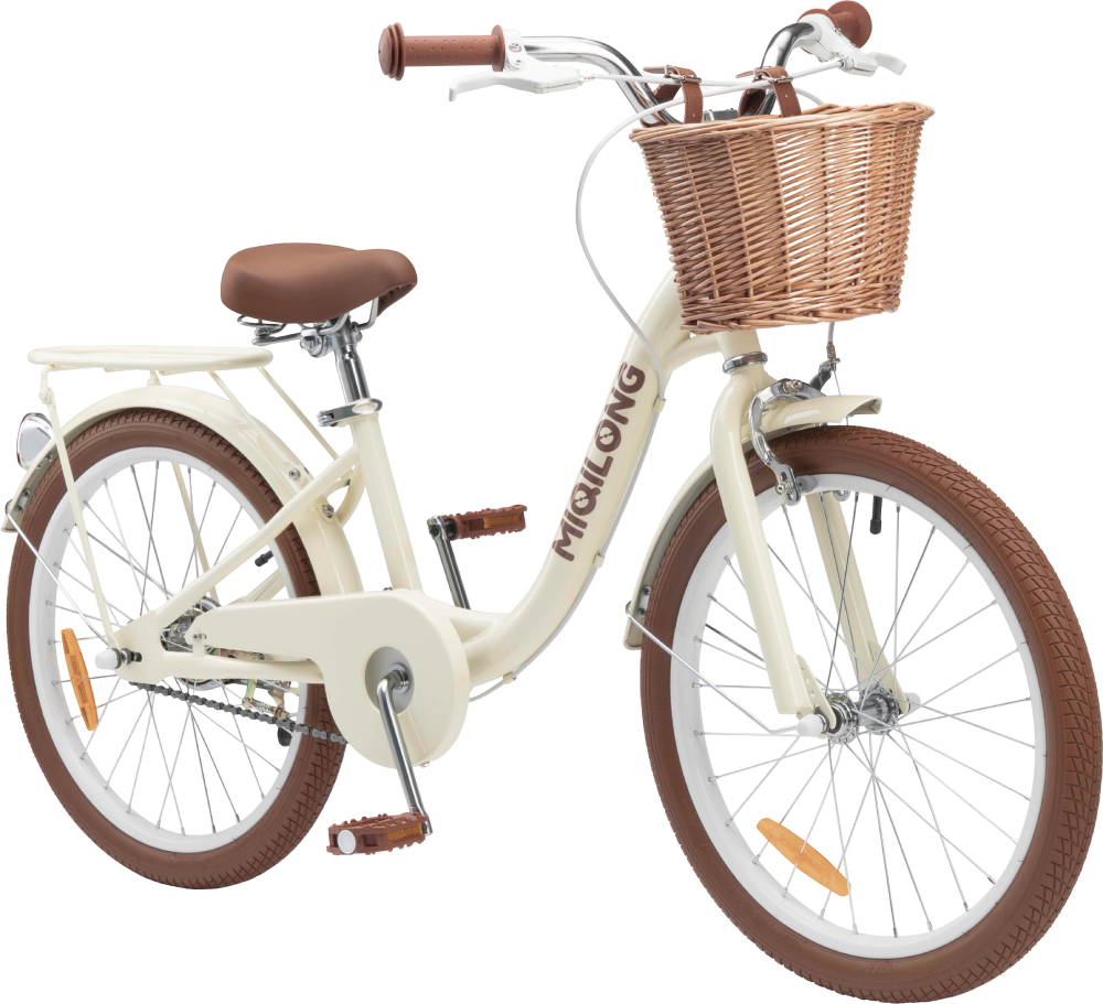 Двухколёсный велосипед Miqilong LS 20" Beige (RBB-LS20-BEIGE) - Фото 1