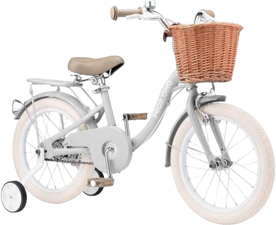 Двухколёсный велосипед Miqilong LS 16" White (RBB-LS16-PEARL) - Фото 1