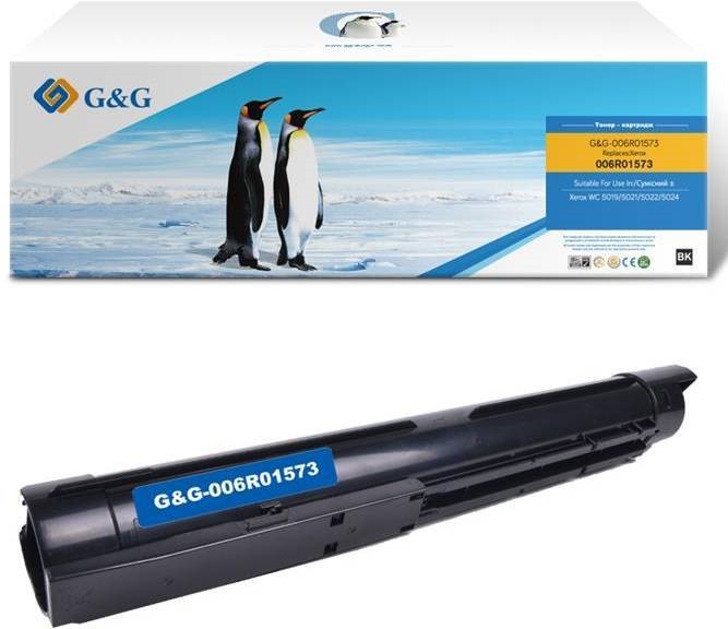 Картридж для лазерних принтерів/БФП G&G для Xerox WC5019/5021/5022/5024 Black (9000 стр) (G&G-006R01573) - Фото 1