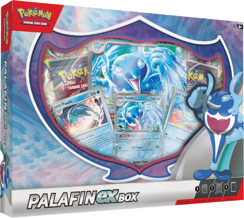Настольная игра (5-7 лет) Pokemon Palafin ex Box (820650859823) - Фото 1