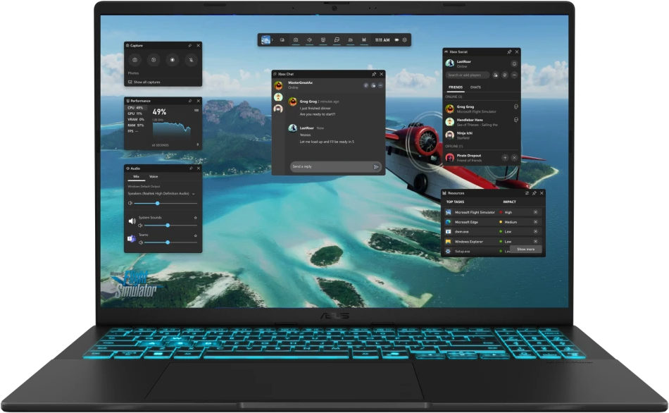 Ноутбук Asus V16 V3607VU-RP118 Black - Фото 1