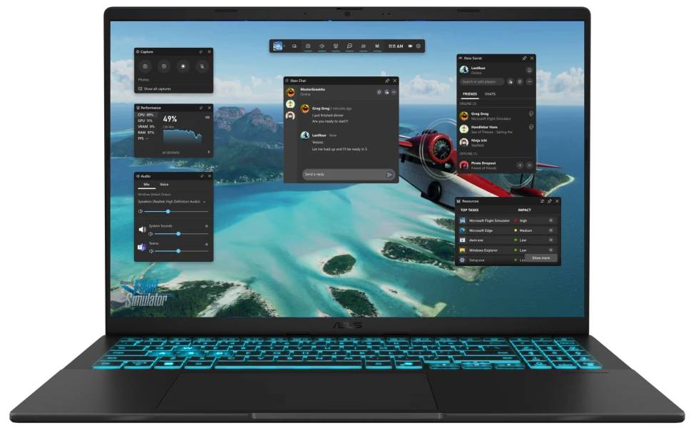 Ноутбук Asus V16 V3607VU-RP245 Black - Фото 1