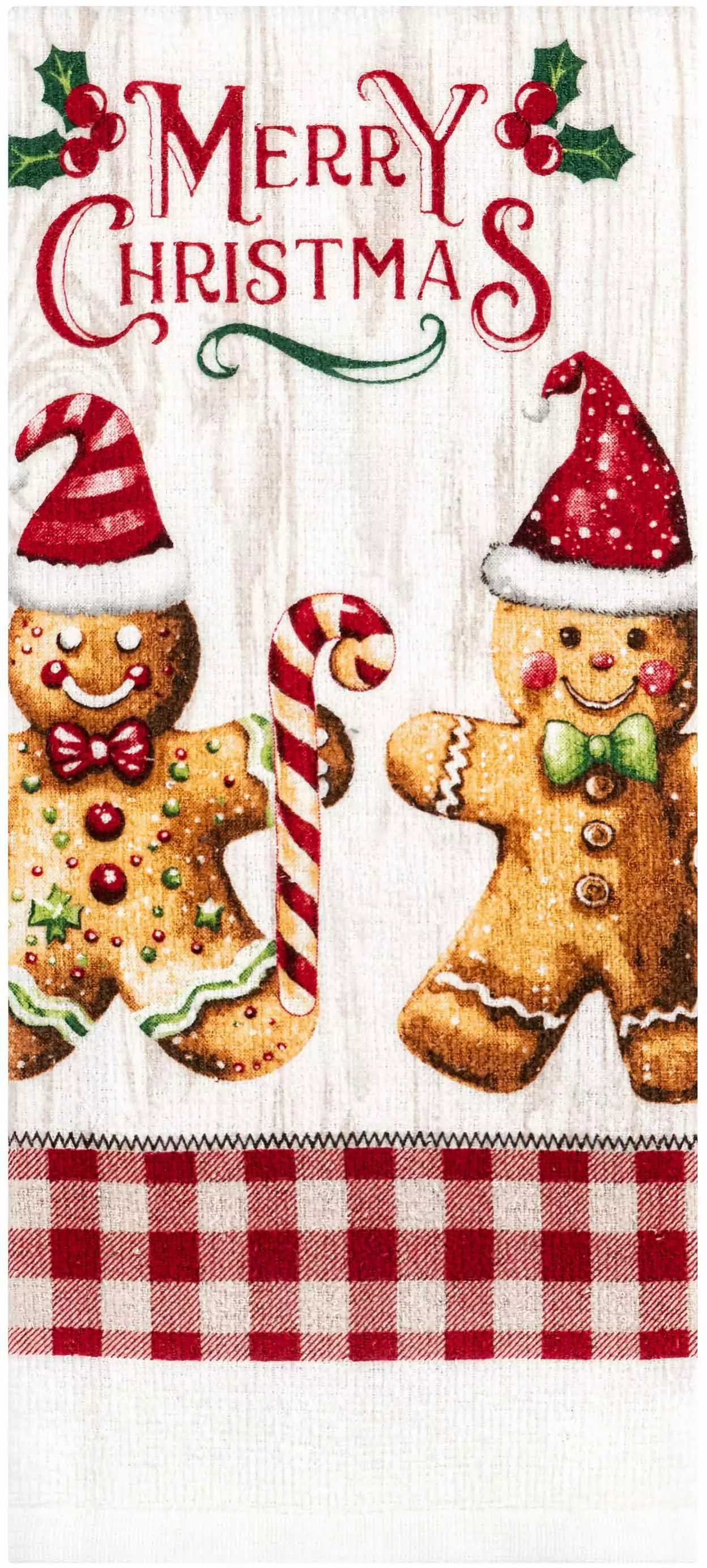 Набор полотенец Ardesto Christmas Gingerbread 38х63 см 2 шт. (ART3863HG) - Фото 1