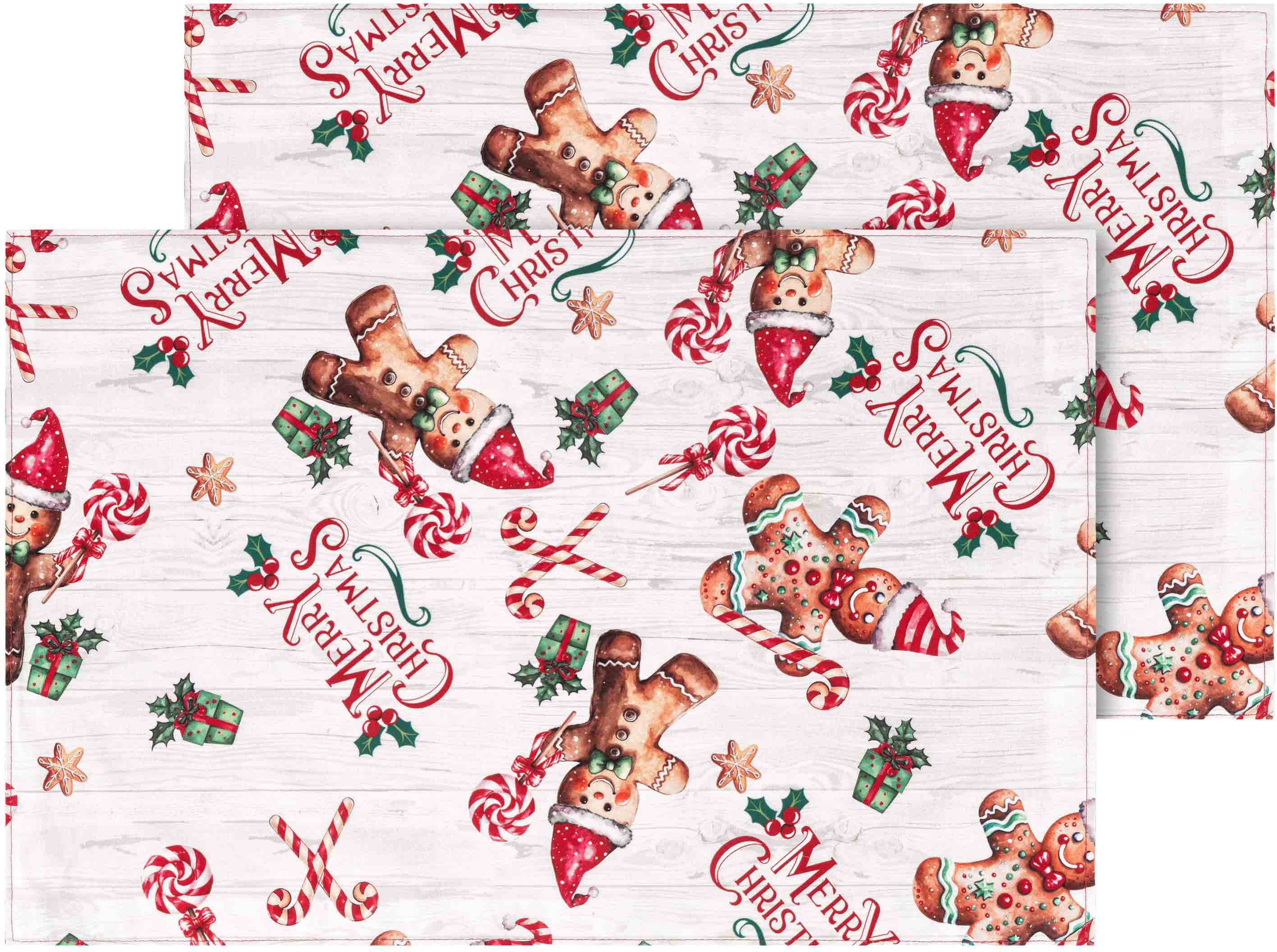 Салфетка для сервировки Ardesto Christmas Gingerbread 30х45 см 2 шт. (ART15HG) - Фото 1