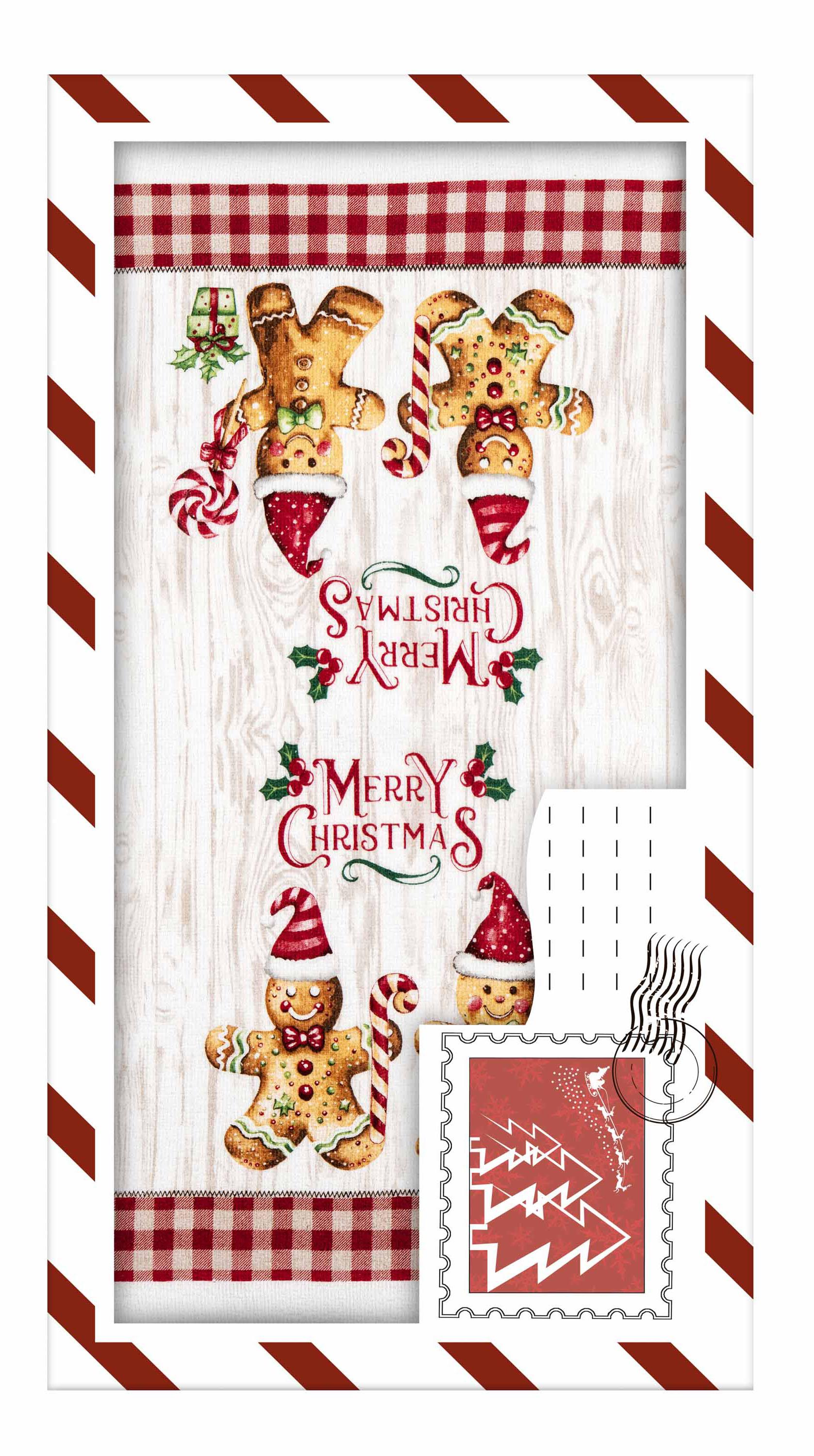 Набор полотенец Ardesto Christmas Gingerbread 38х63 см 2 шт. (ART3863HGB) - Фото 1