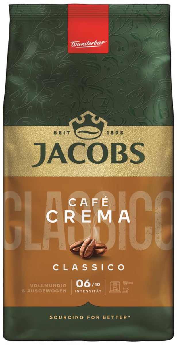 Кофе в зернах L`OR Jacobs 1000 г Crema Classico (8711000539392) - Фото 1
