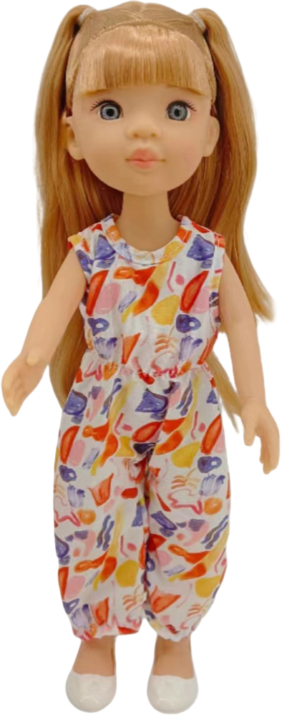 Кукла LS в комбинезоне 33 см (LS1350-5) - Фото 1