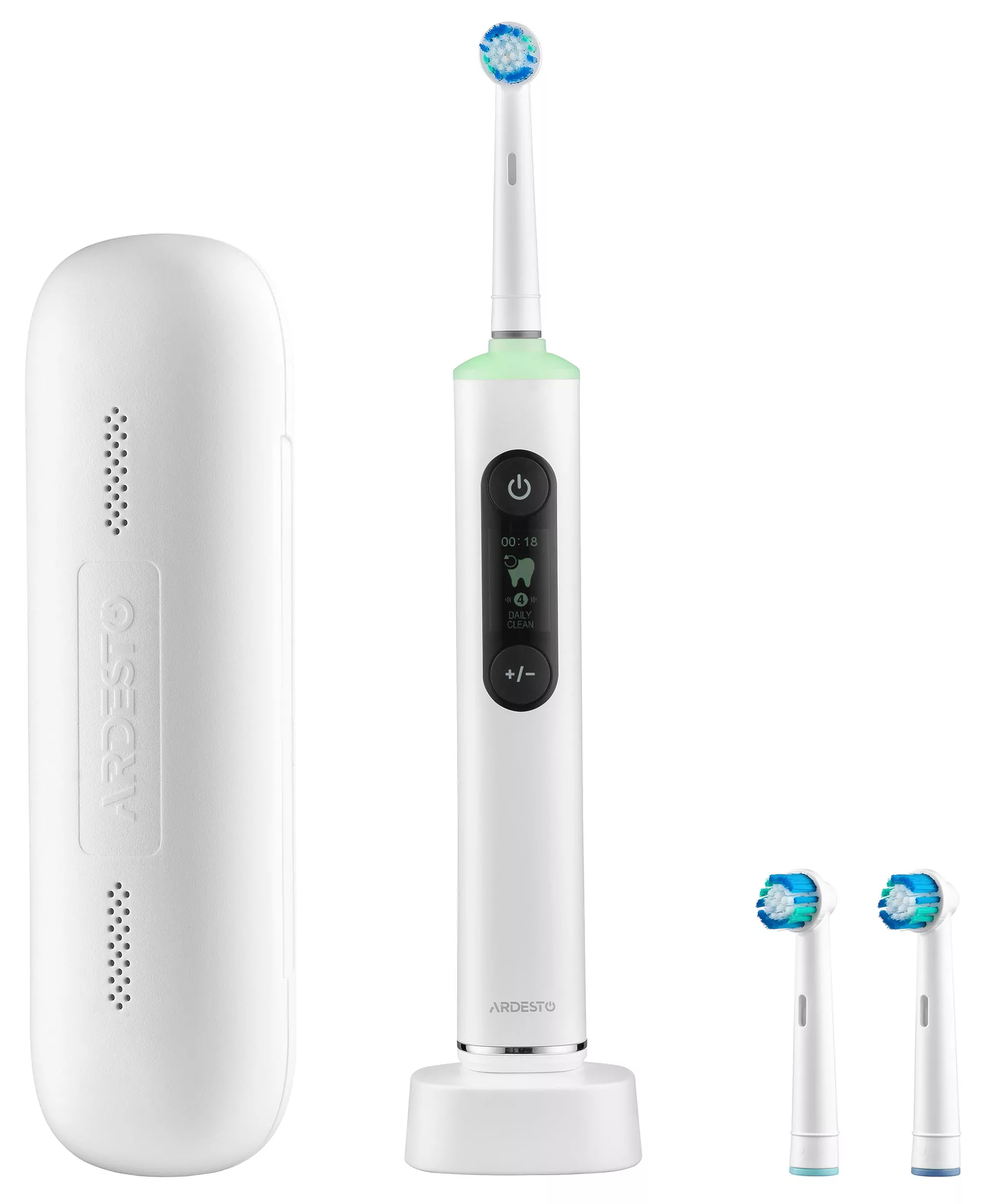 Купити Зубна щітка електрична Ardesto White (ETB-ID114W) - Фото 1 Зубна щітка електрична Ardesto White (ETB-ID114W) - Фото 1
