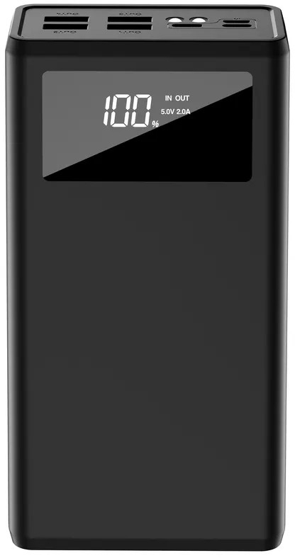 Батарея мобильная универсальная XO 40000 mAh Black (PR124) - Фото 1