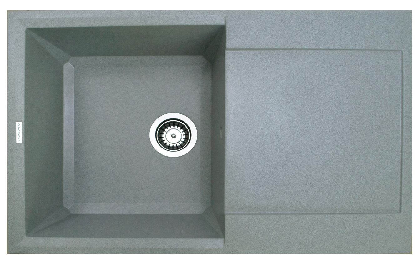Купить Мойка кухонная Adamant Horizon серый (000008547) - Фото 1 Мойка кухонная Adamant Horizon серый (000008547) - Фото 1