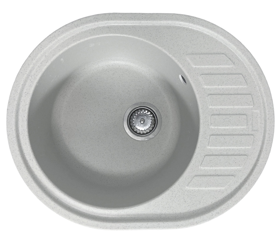 Мойка кухонная Adamant Ovum Old stone (000008384) - Фото 1