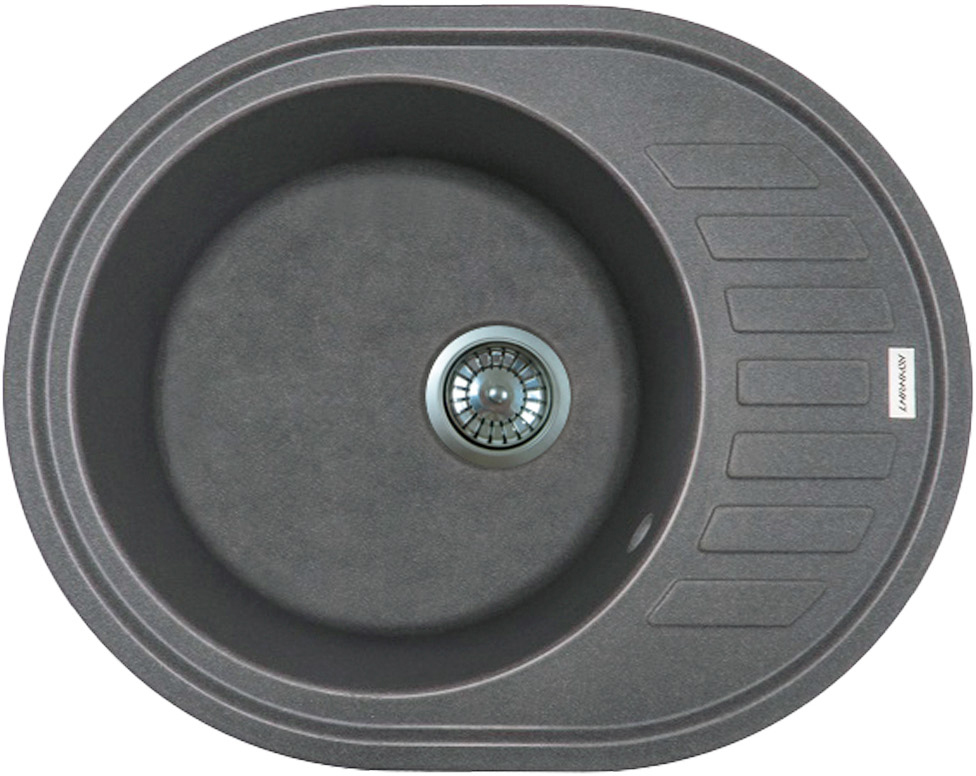 Мойка кухонная Adamant Ovum серый (000008379) - Фото 1