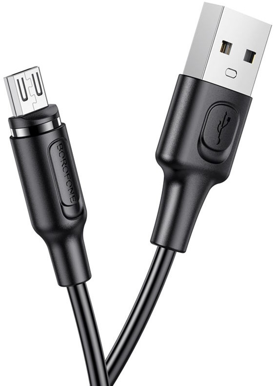 Кабель синхронізації даних BOROFONE BX41 USB to Micro 2.4A, 1m Black (6931474738455) - Фото 1