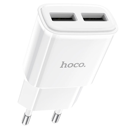 Сетевое зарядное устройство HOCO C88A 12W White (6931474749499) - Фото 1