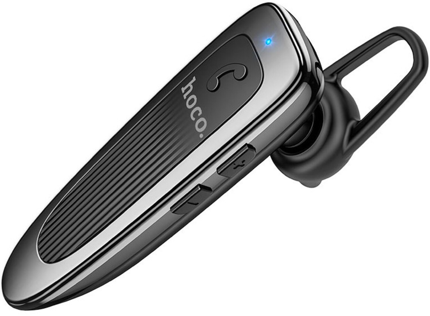 Bluetooth-гарнитура HOCO E60 Brightness business BT headset Black (6931474751058) - Фото 1