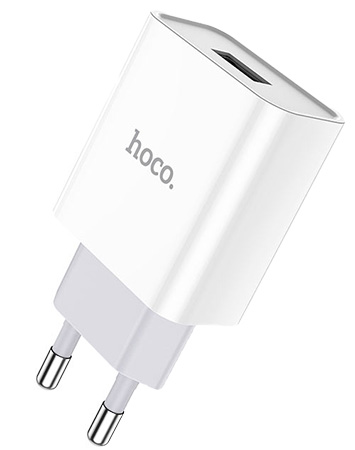 Сетевое зарядное устройство HOCO C81A 10.5W White (6931474727954) - Фото 1