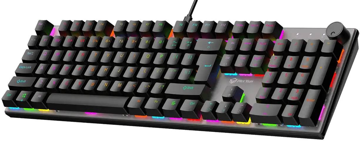 Клавиатура проводная игровая Meetion MK009 PRO BLACK (MT-MK009PRO-W-RUA)