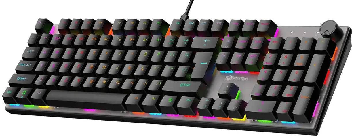 Клавиатура проводная игровая Meetion MK009 RD BLACK (MT-MK009RD-A-RUA)