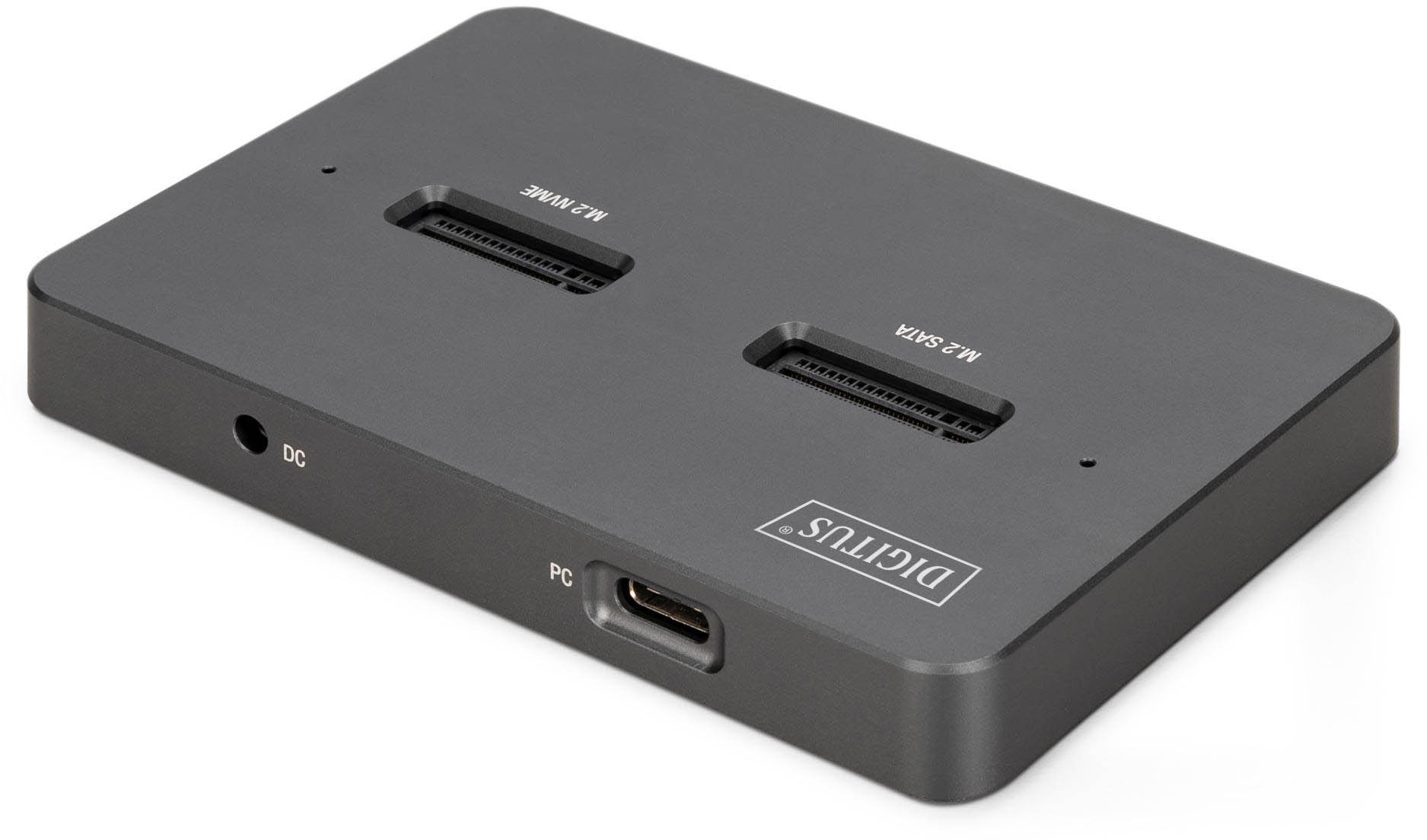 Док-станция Digitus USB-C 2xSATA SSD/SD (DA-71546-1) - Фото 1