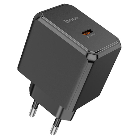 Сетевое зарядное устройство HOCO CS13A PD20W charger Black (6942007603805) - Фото 1