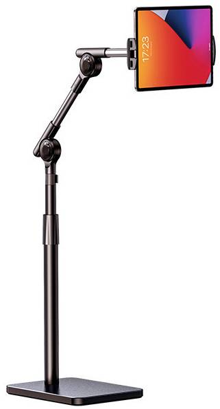 Держатель для планшета RTAKO LD057 1.8M Three-axis Turbine Self-locking Lazy Bracket Black (6942063205890)