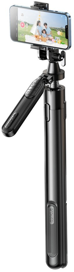 Трипод для селфи RTAKO ZP220 Pro Ultra-Wide Angle Selfie Stick Black (6942063213376) - Фото 1