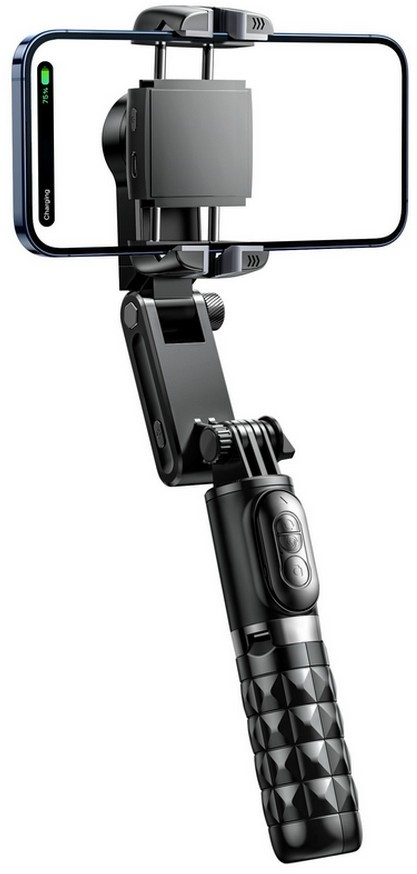 Трипод для селфи RTAKO Q10R MINI Clip selfie stick Black (6942063215332) - Фото 1