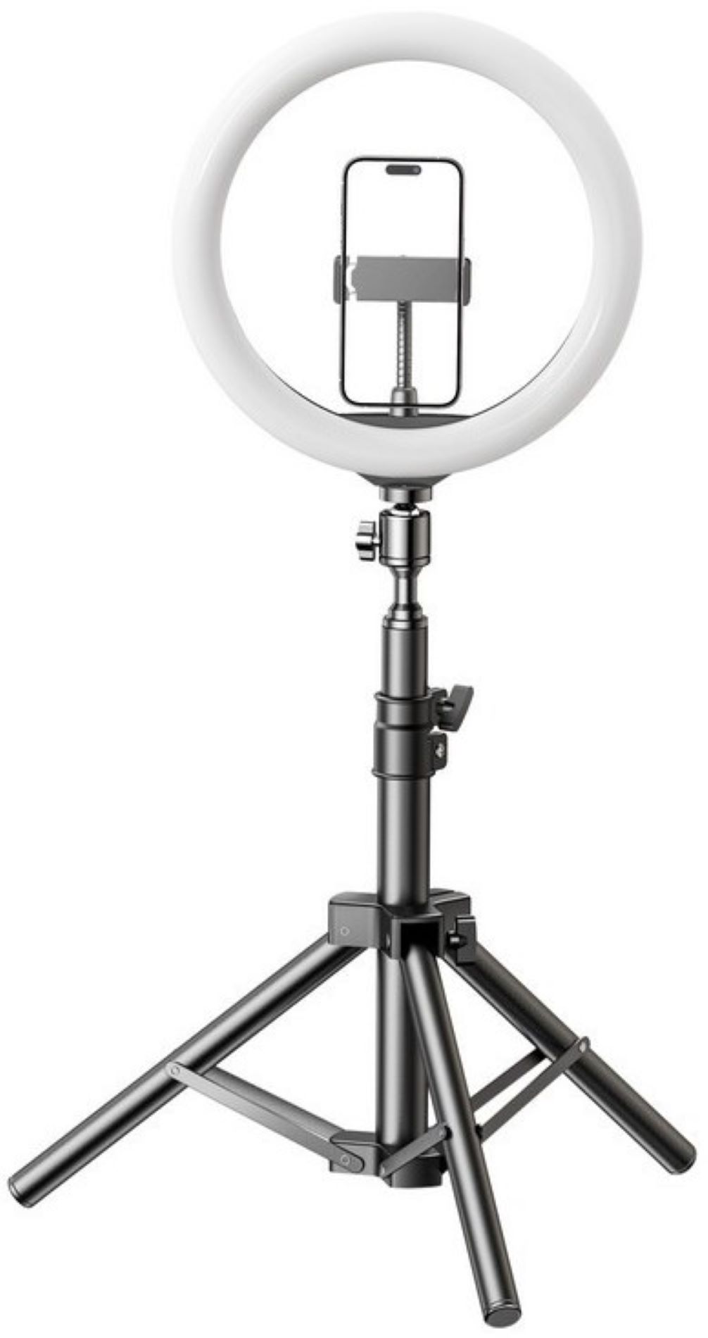 Набор для блогера RTAKO ZJ-ZBT01 Live Streaming Stand with Ring Light and Floor Tripod (6942063215400) - Фото 1