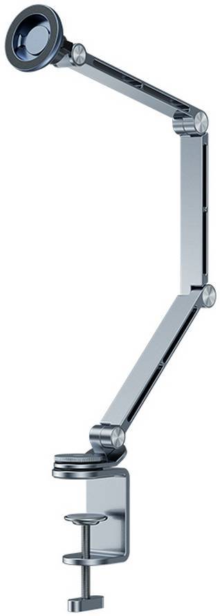 Держатель для планшета RTAKO T01 360° rotating alloy cantilever bracket MAG Grey (6942063223443)