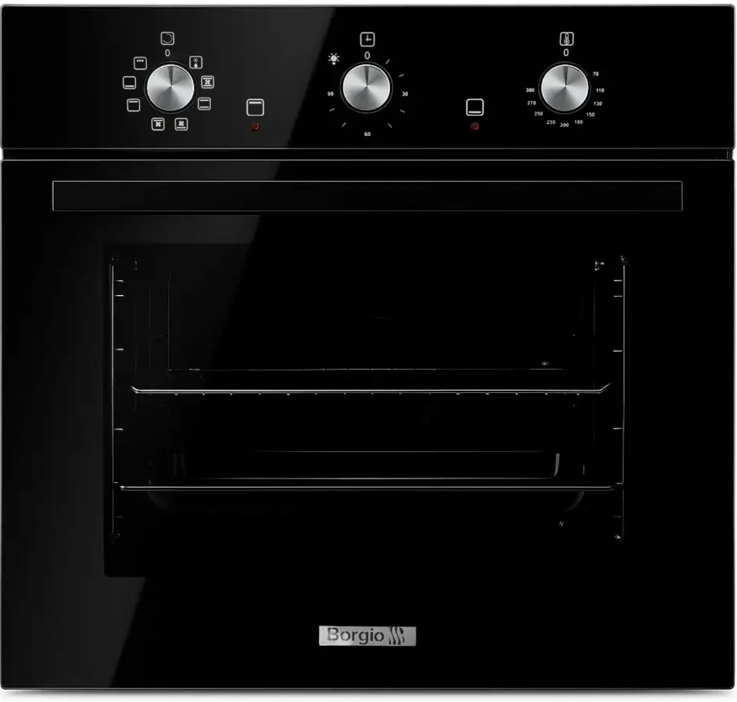 Духова шафа Borgio OFT 208.02 Black Glass - Фото 1