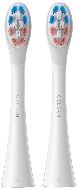 Насадка для зубной щетки Oclean P3K1 Brush Head Kids White 2 шт. (6970810552546) - Фото 1