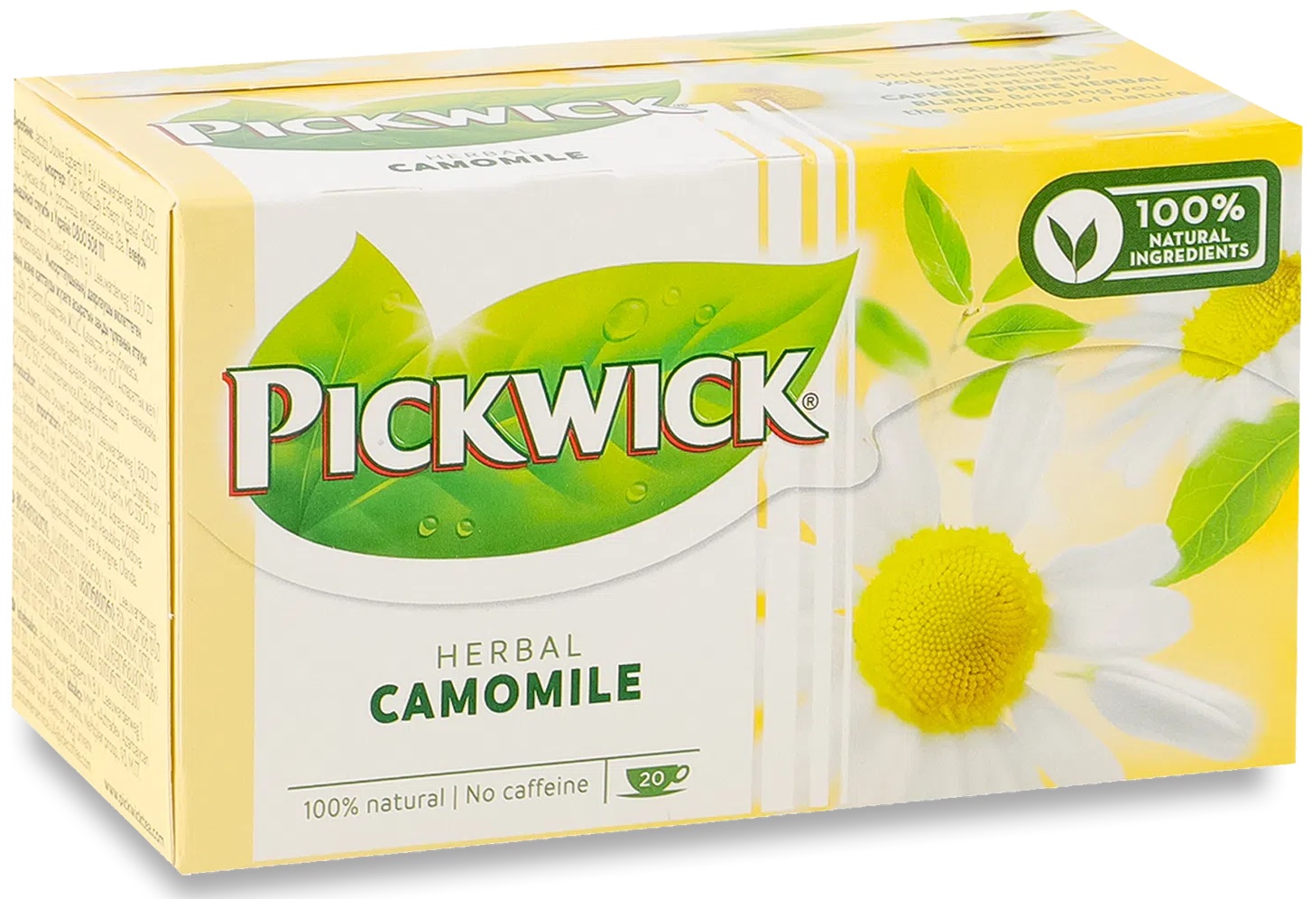Чай Pickwick ромашковий 20x1.5г (8711000564271) - Фото 1