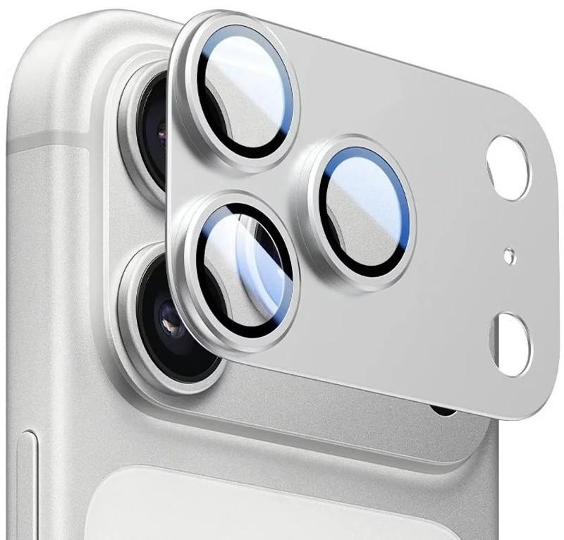 Захисне скло для смартфону Anank All-in-One Camera Guard Silver for iPhone 17 Pro (6975593908016) - Фото 1