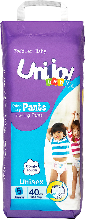 Одноразовые подгузники-трусики Unijoy Soft Diapers XL 12-17 кг 40 шт. (6998526216156) - Фото 1
